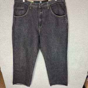 Marithe Francois Girbaud Jeans Men’s 38x31 Black Baggy Loose‎ Fit Y2K